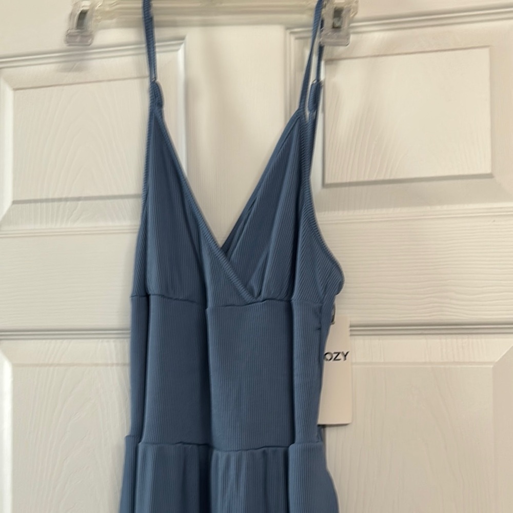 Blue Sleeveless Dress